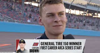 Carson Brown’s victory interview at Phoenix Raceway